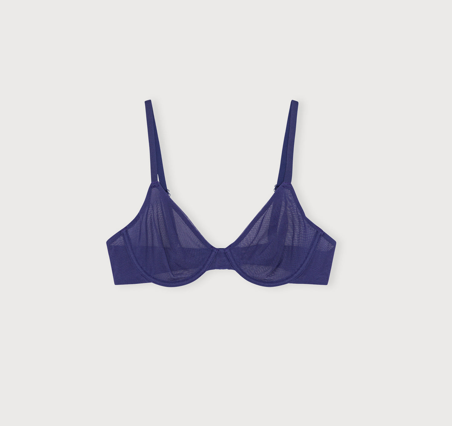Mesh Unlined Demi Bra