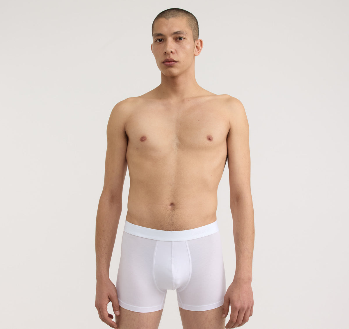 Core Trunks 12-Pack - Black / White / Grey Melange – organic cotton – view 3
