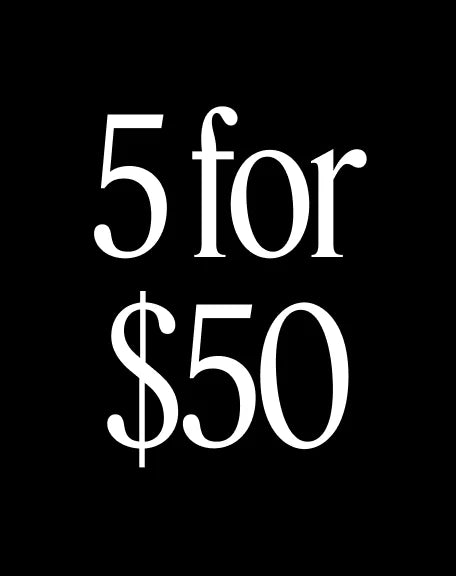 5 for 40£