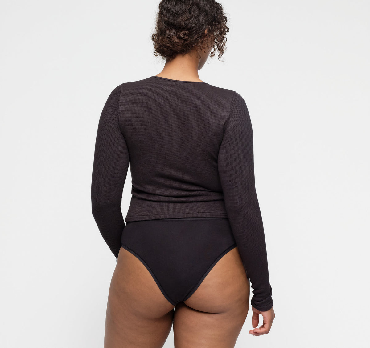 Seamless Waffle Cardigan