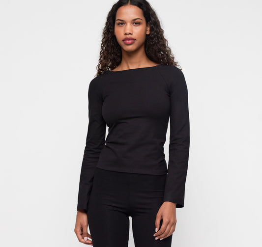 Core Boat Neck Long Sleeve