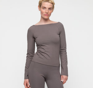 Core Boat Neck Long Sleeve