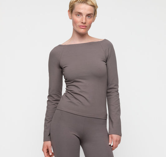 Core Boat Neck Long Sleeve