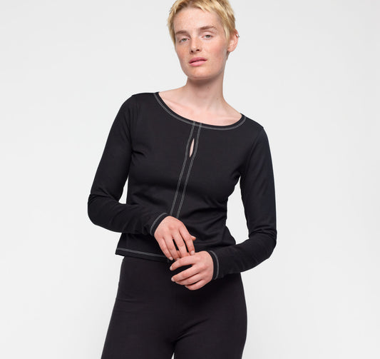 Core Cut-Out Long Sleeve