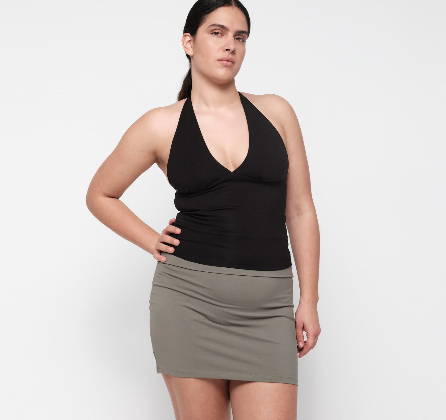 Core Foldover Mini Skirt