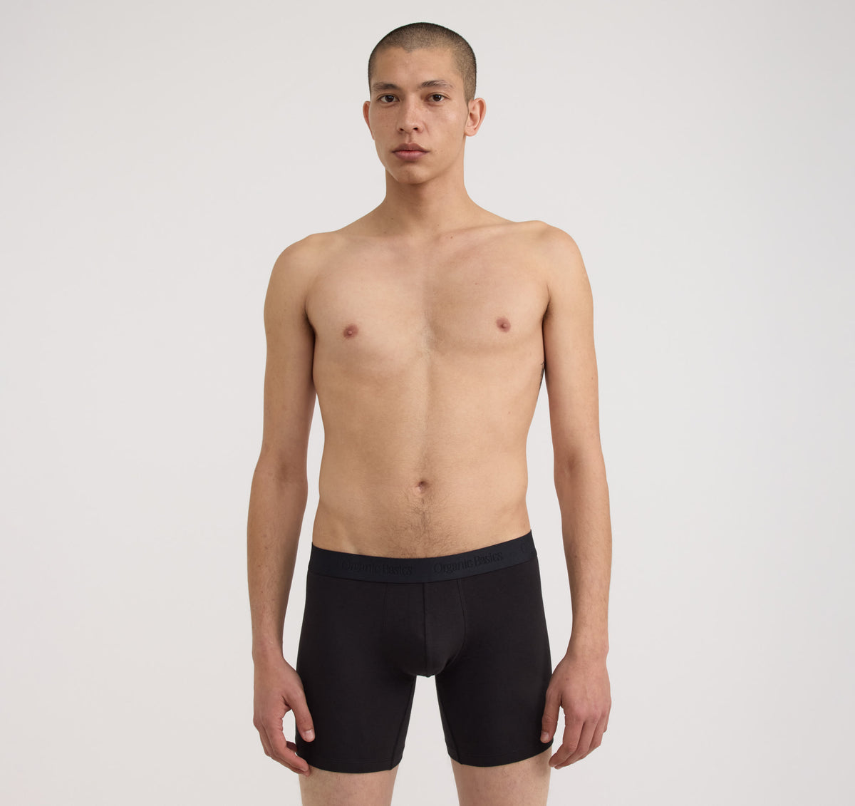 Core Boxer Briefs 12-Pack - Black / White / Grey Melange – organic cotton – view 2