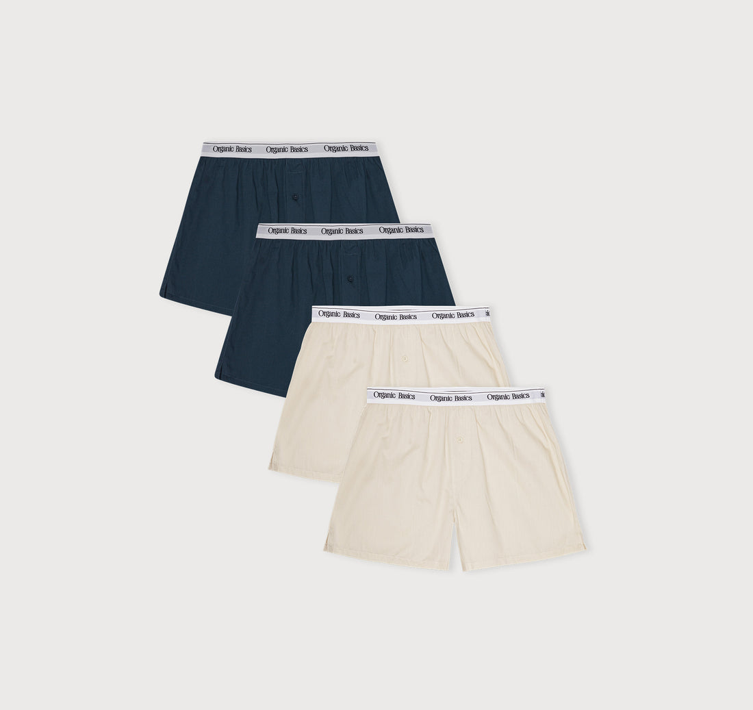 Easy Boxer Shorts 4-Pack | Only £ 60 | Organic Basics