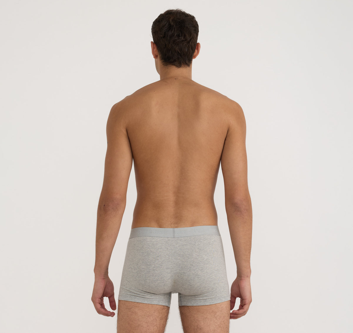 Core Trunks 12-Pack - Grey Melange / Grey Melange / Grey Melange – organic cotton – view 4