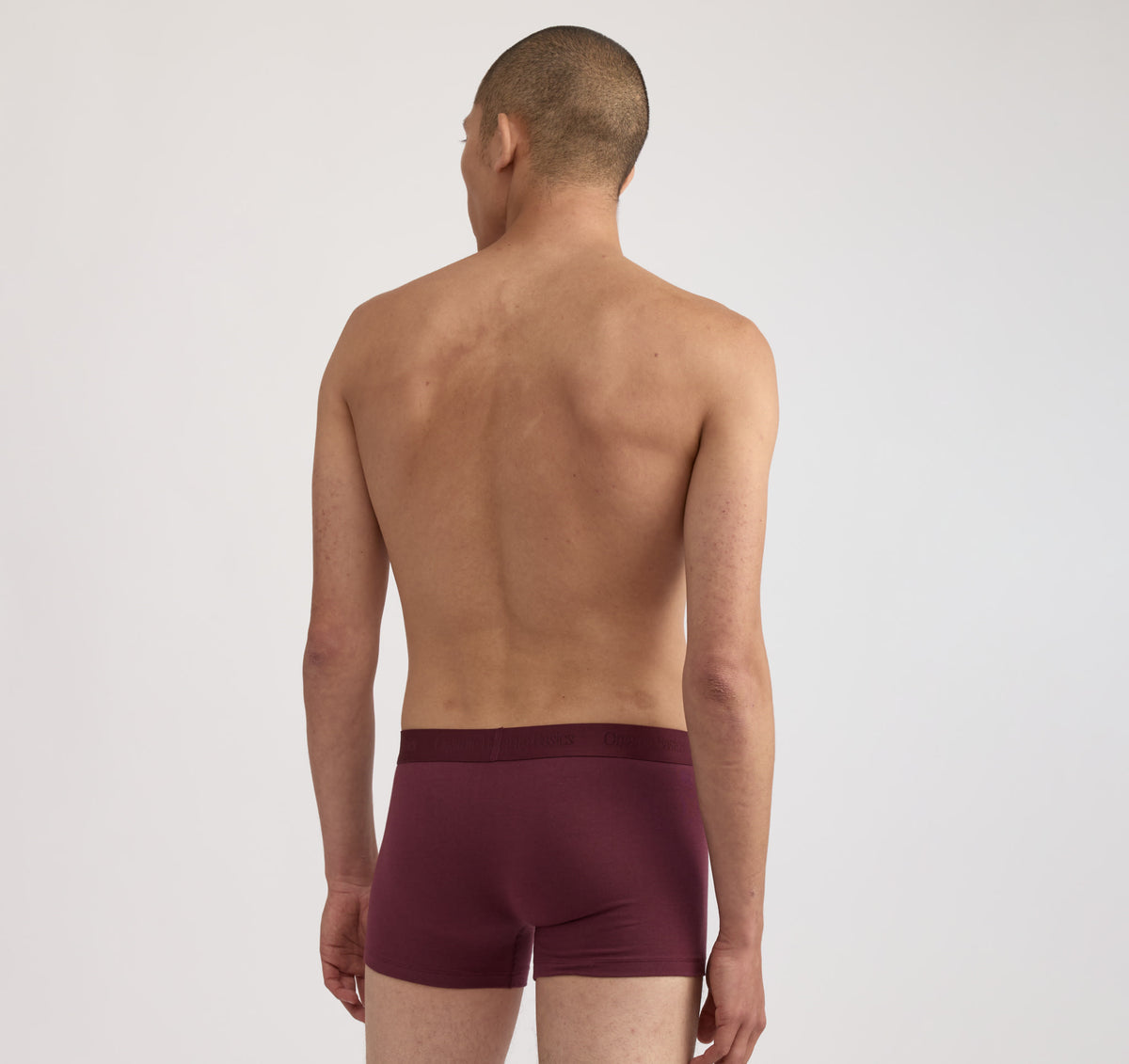 Core Trunks 3-Pack - Stone Grey / Plum / Deep Navy – organic cotton – view 5