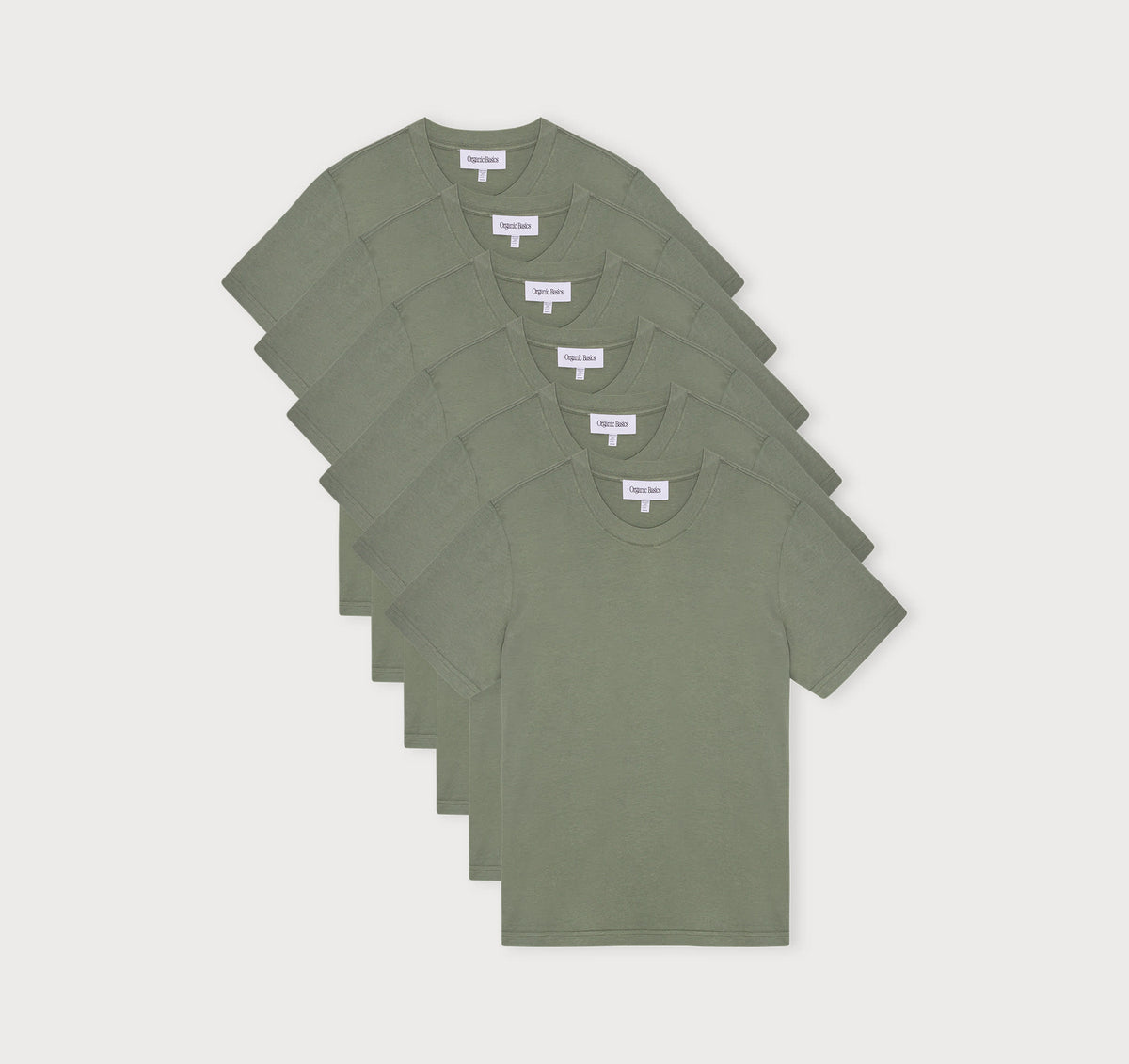 True Boxy Fit Tee 6-Pack - Seaweed – organic cotton