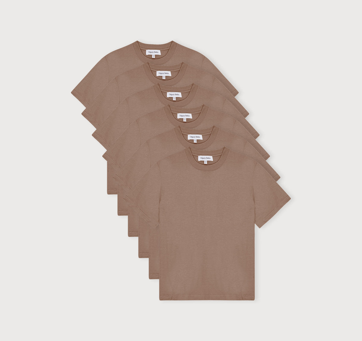 True Heavy Boxy Fit Tee 6-Pack - Clay – organic cotton
