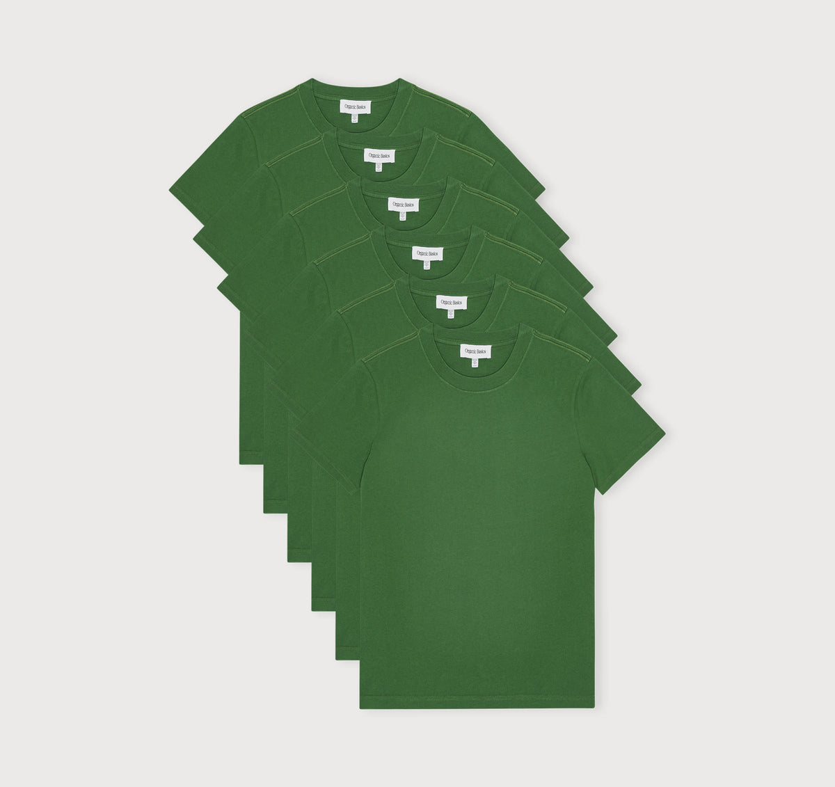True Heavy Boxy Fit Tee 6-Pack - Evergreen – organic cotton