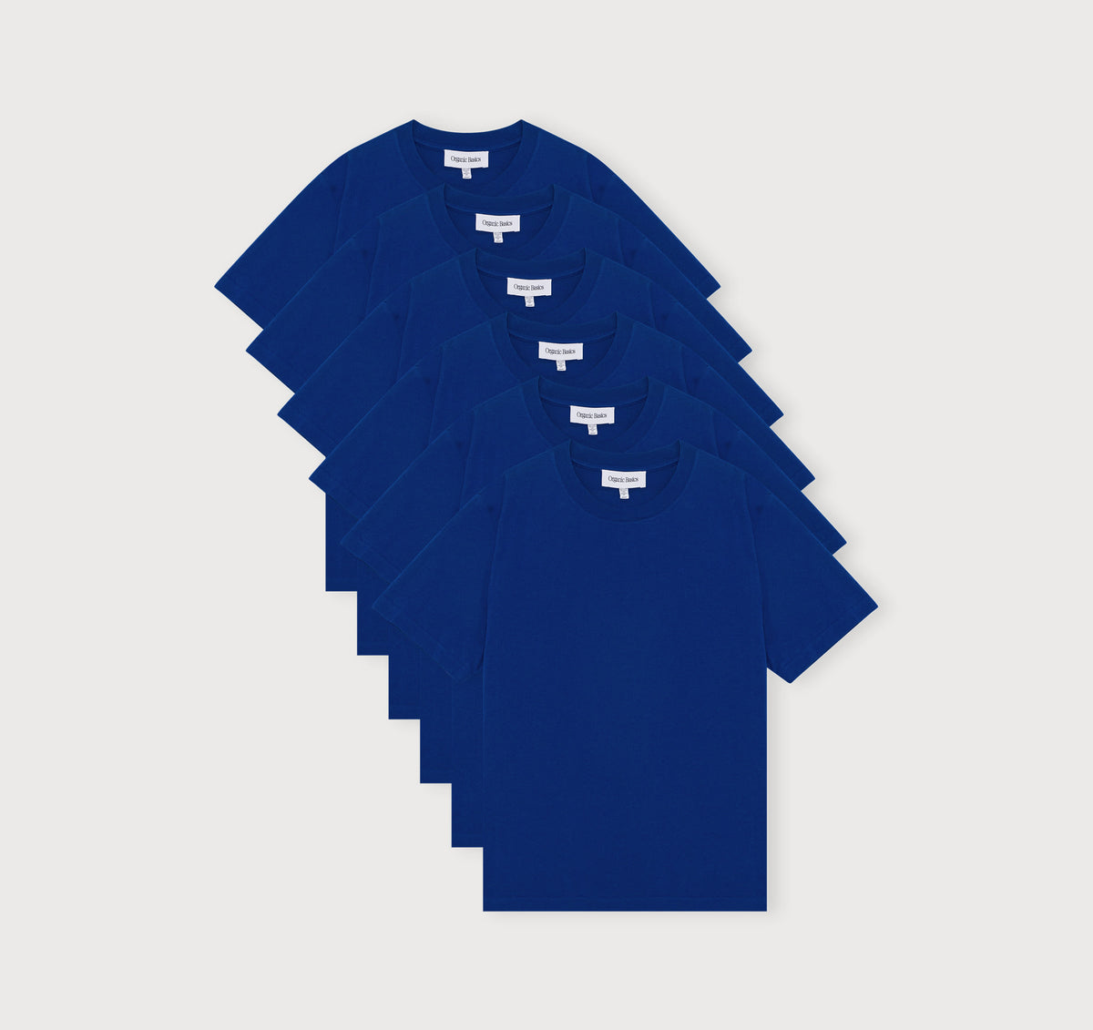 True Heavy Boxy Fit Tee 6-Pack - Vibrant Blue – organic cotton