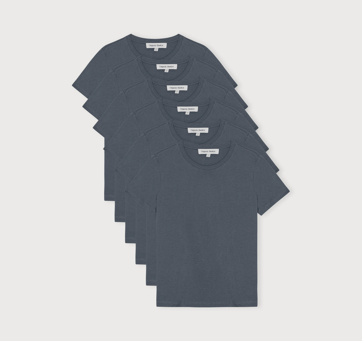 True Heavy Regular Fit Tee 6-Pack - Thunder – organic cotton