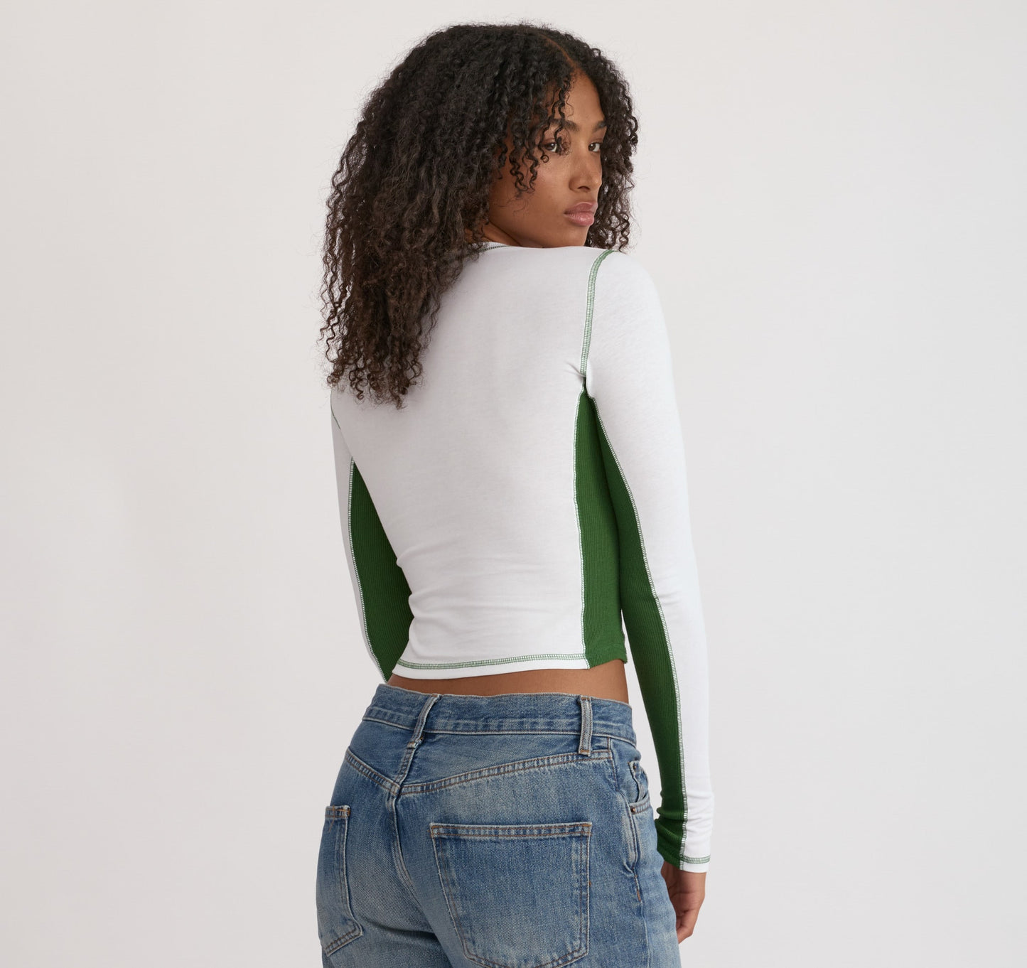 Core Icon Panel Long Sleeve Tee