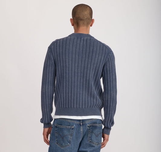 Soft Knit Rib Zip Track Jacket