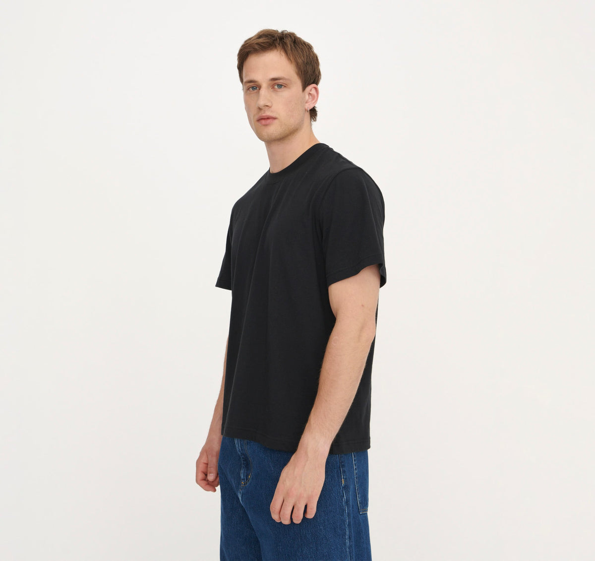 True Boxy Fit Tee 9-Pack - Black – organic cotton – view 3