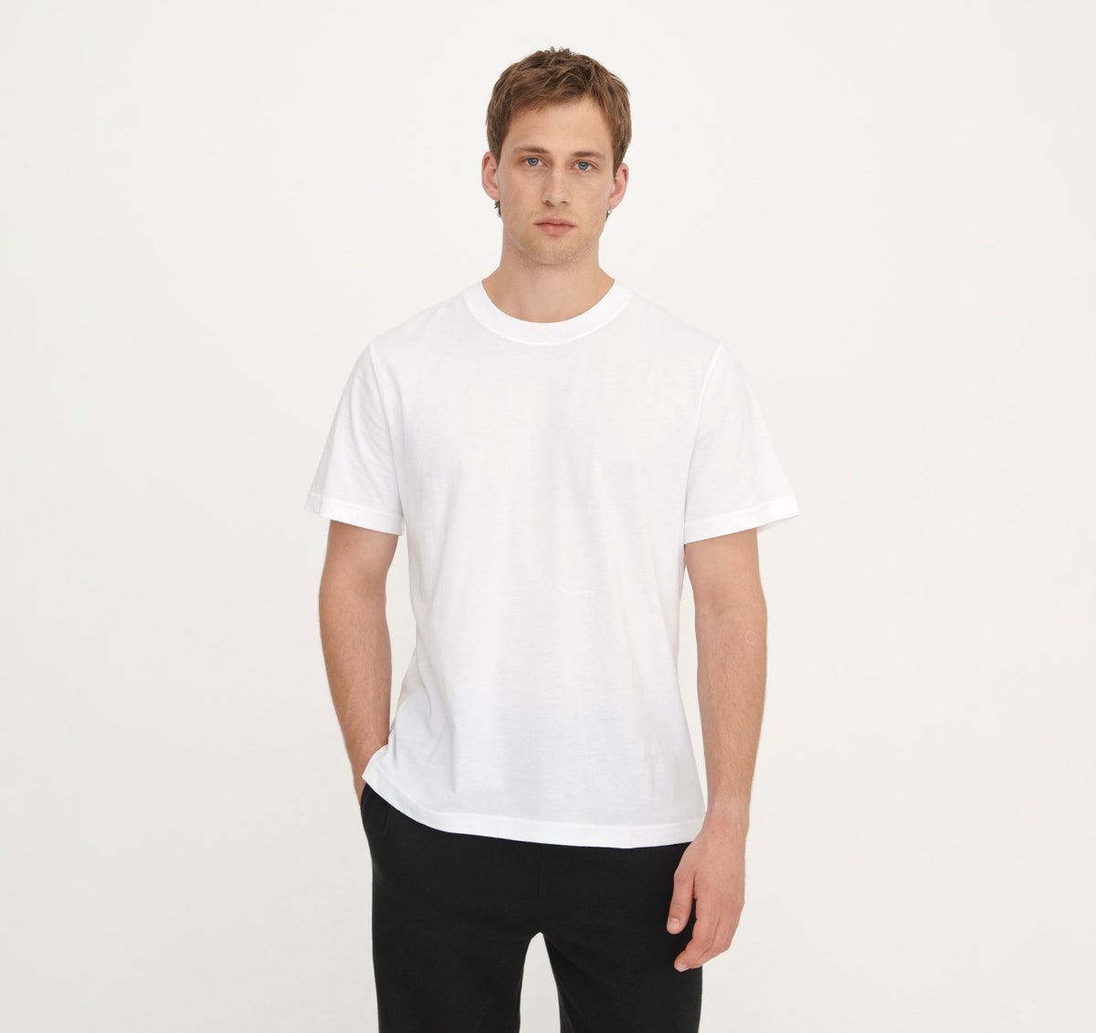 True Boxy Fit Tee 9-Pack - White – organic cotton – view 2