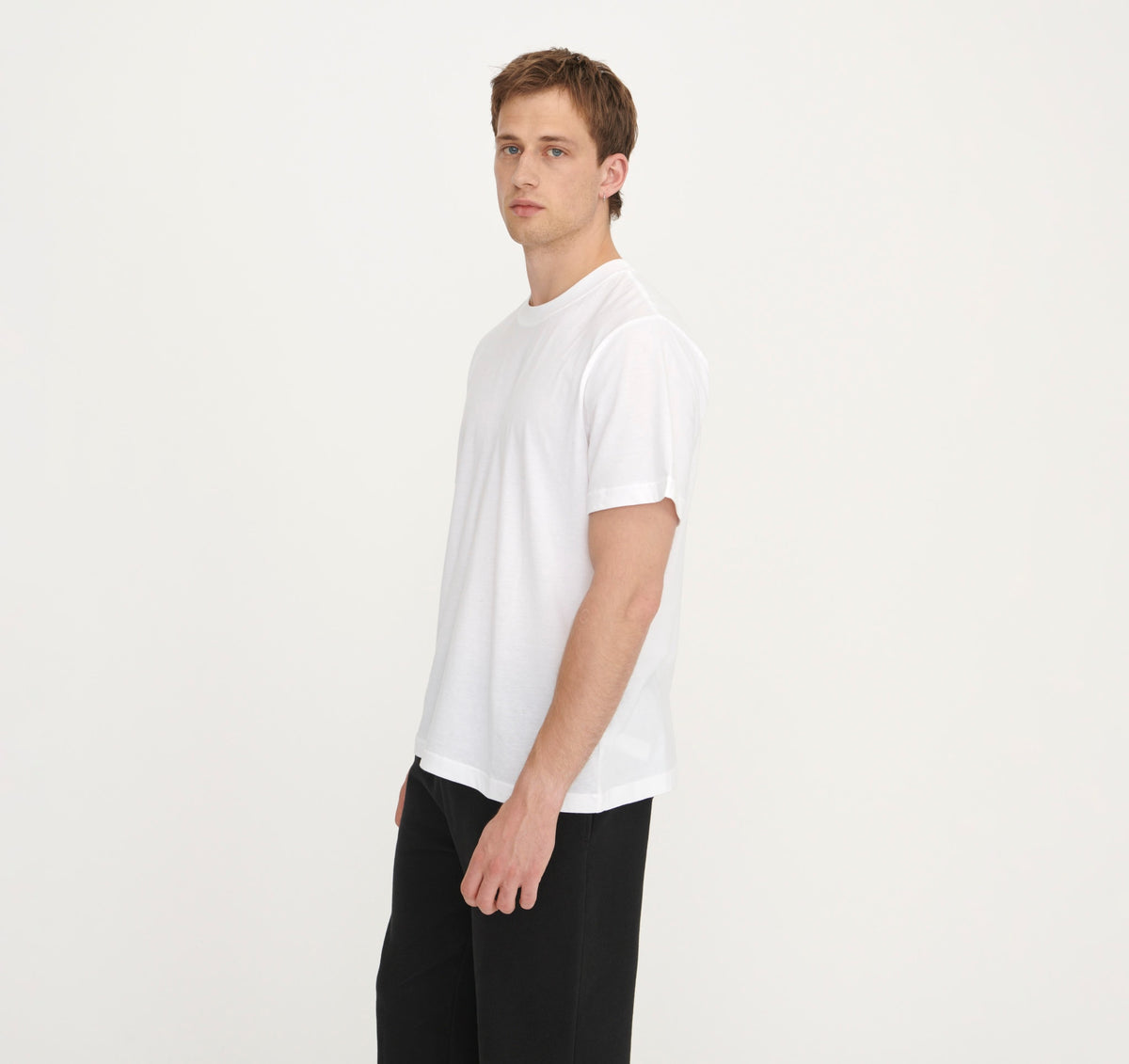 True Boxy Fit Tee 3-Pack - White – organic cotton – view 3