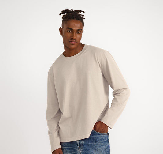 True Heavy Boxy Fit Long Sleeve Tee 9-Pack