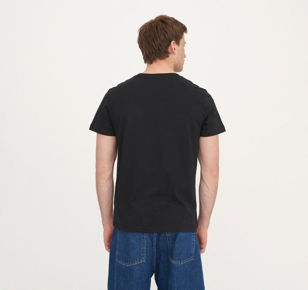 True Heavy Regular Fit Tee - Black – organic cotton – view 6