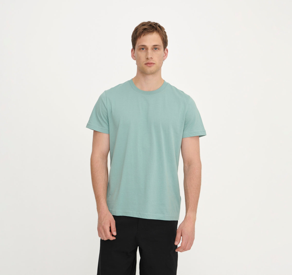 True Regular Fit Tee 9-Pack - Eucalyptus – organic cotton – view 2