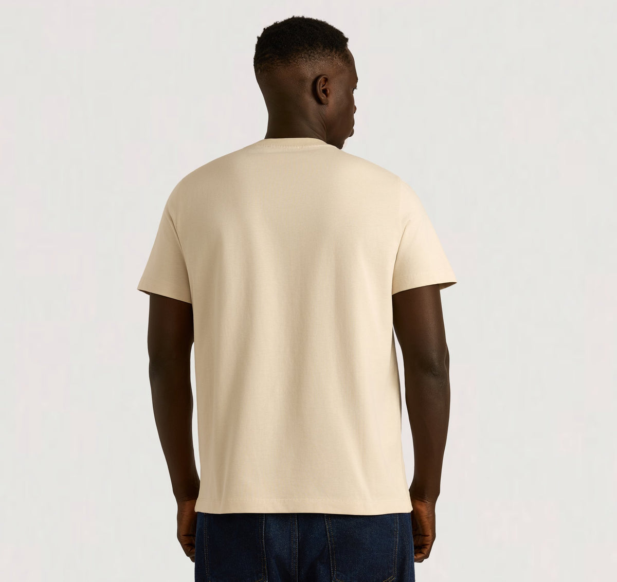 True Heavy Regular Fit Tee 6-Pack - Sandstone – organic cotton – view 4