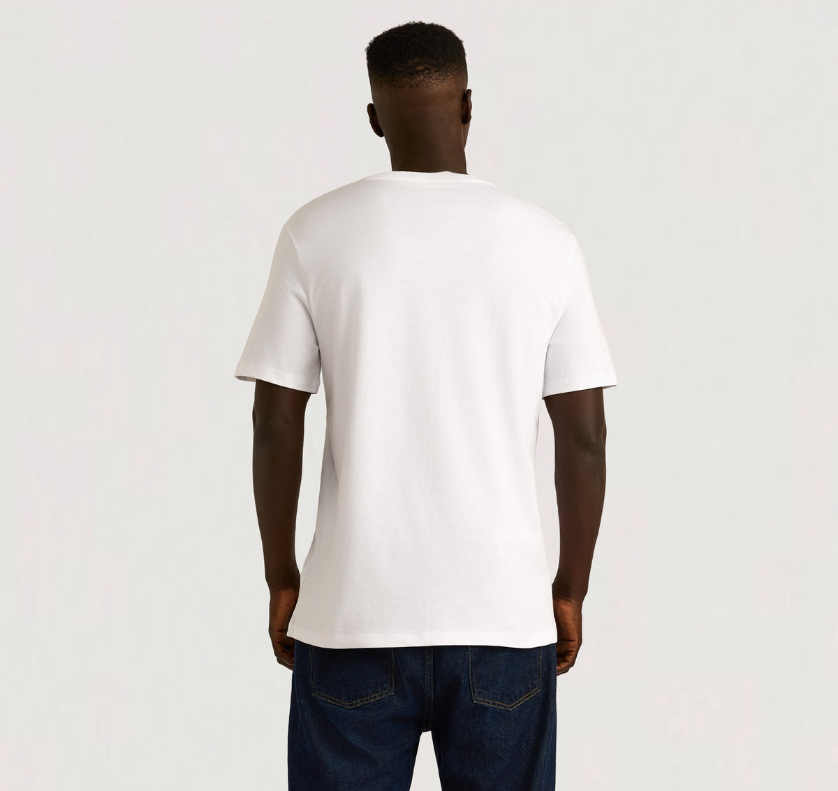 True Heavy Regular Fit Tee 3-Pack - White – organic cotton – view 4