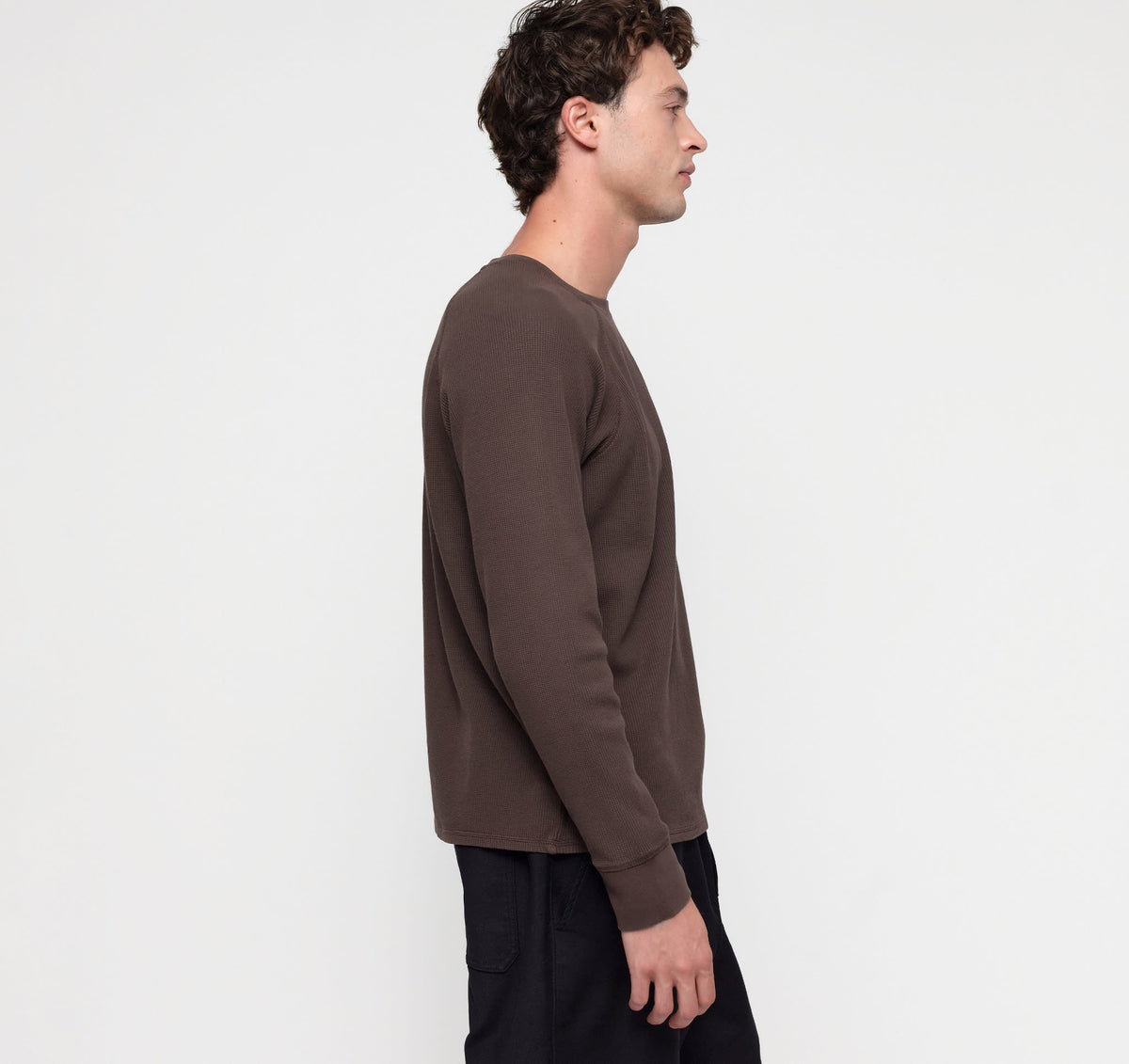 Waffle Raglan Long Sleeve
