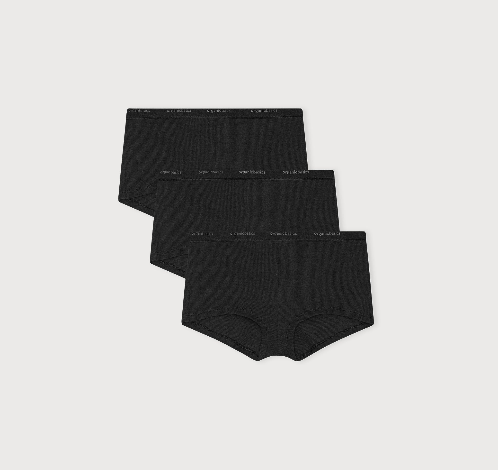 Core Rib Shorty 3-Pack | Only £ 38 | Organic Basics