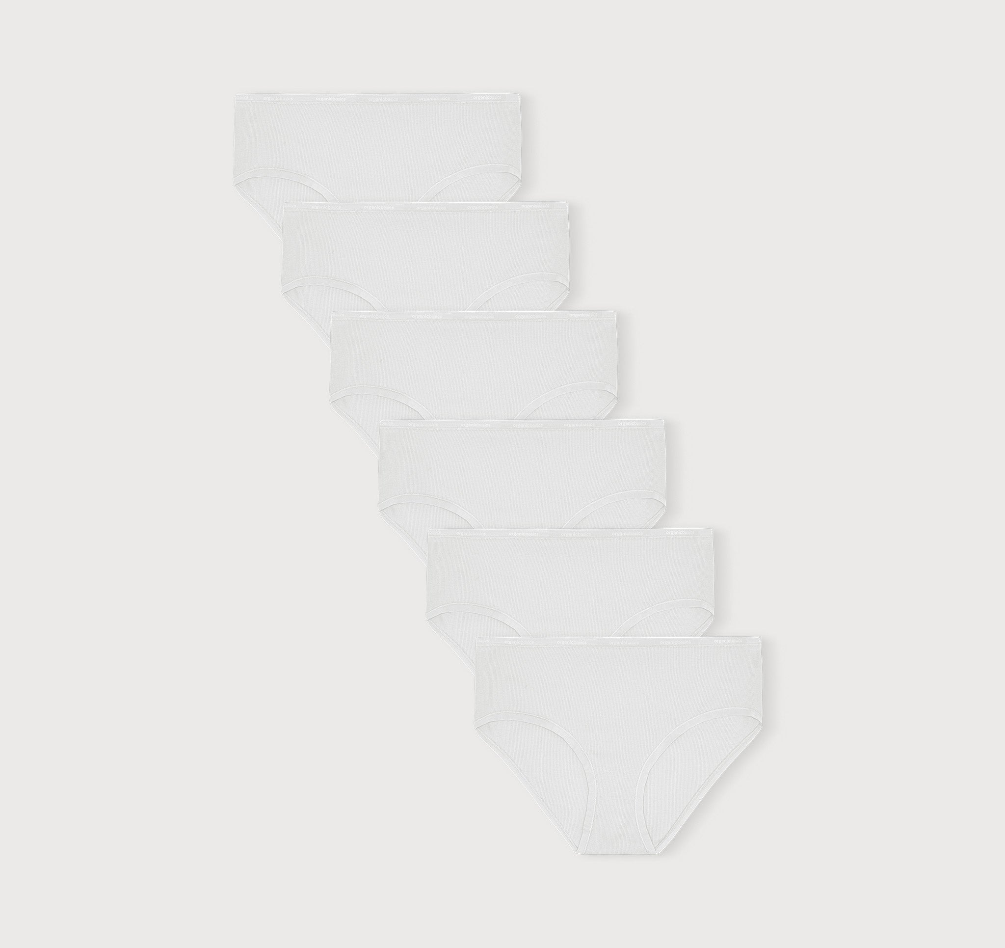 Ladies Ribbed Briefs Core Rib Briefs 6-Pack | Only £ 61 | Organic Basics