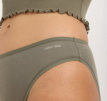 Core Rib High-Leg Briefs