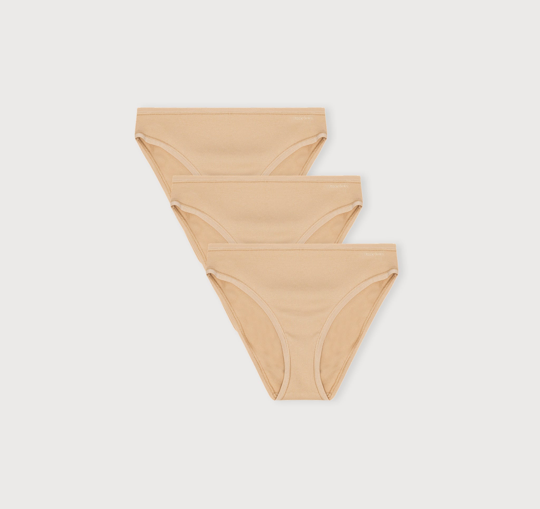 Core Rib High-Leg Briefs 3-Pack | Only £ 22 | Organic Basics