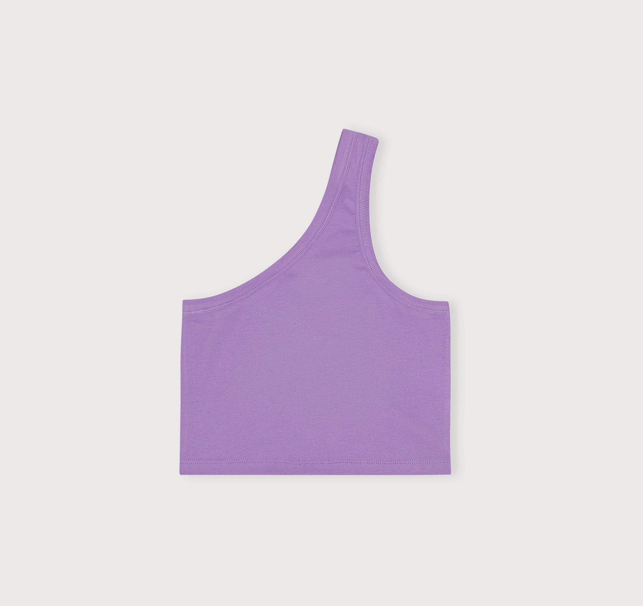 One shoulder sleeveless crop top clearance