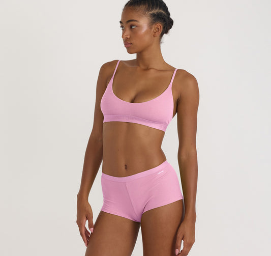 Core Rib Open Back Scoop Bralette