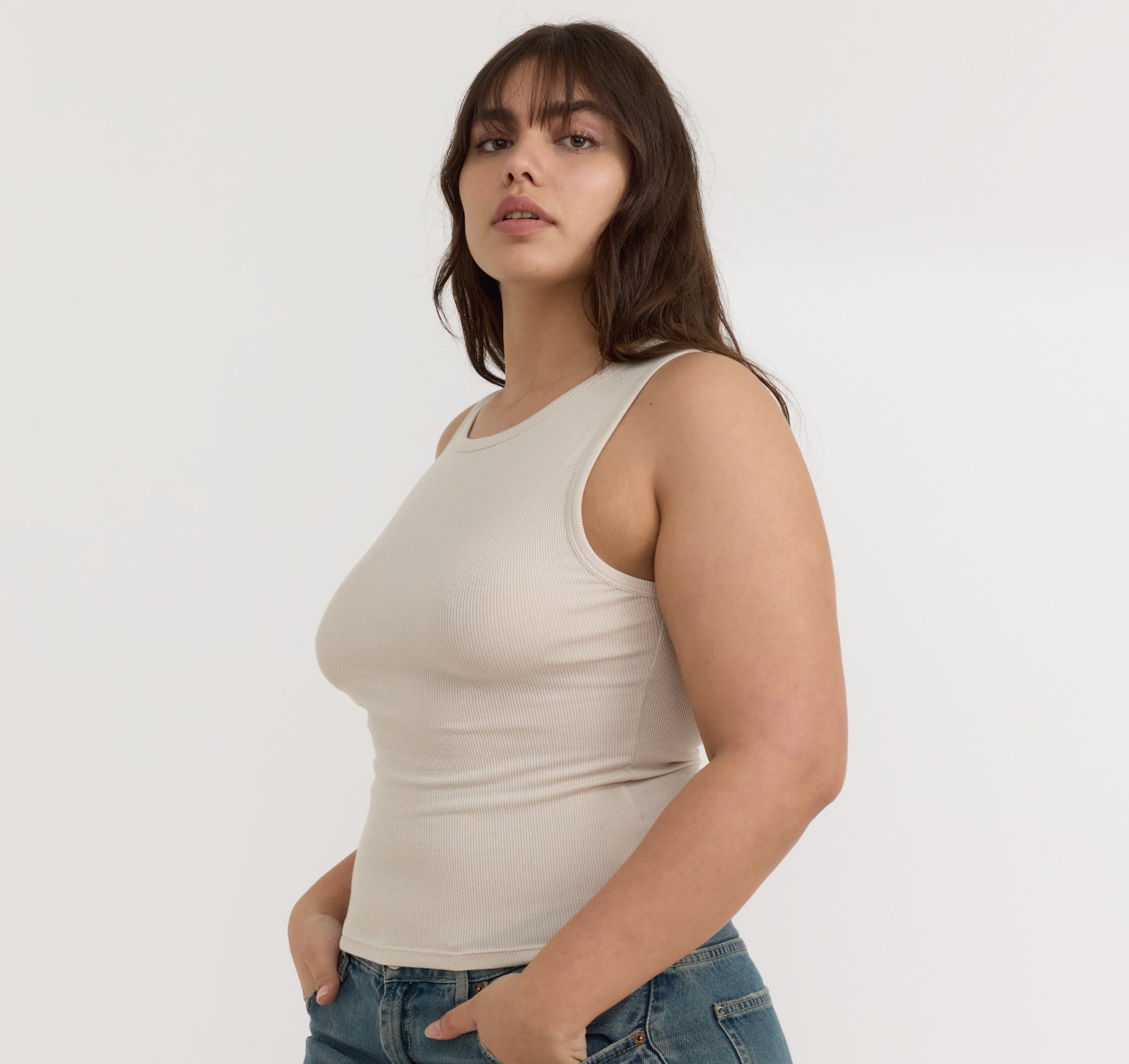 Core Rib Tank Top | Only £ 18 | Organic Basics