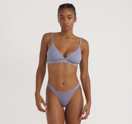 Core Rib Triangle Bralette