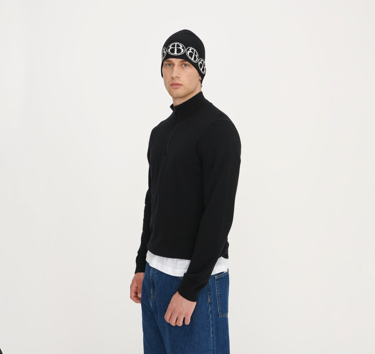 Soft Knit Jacquard Beanie