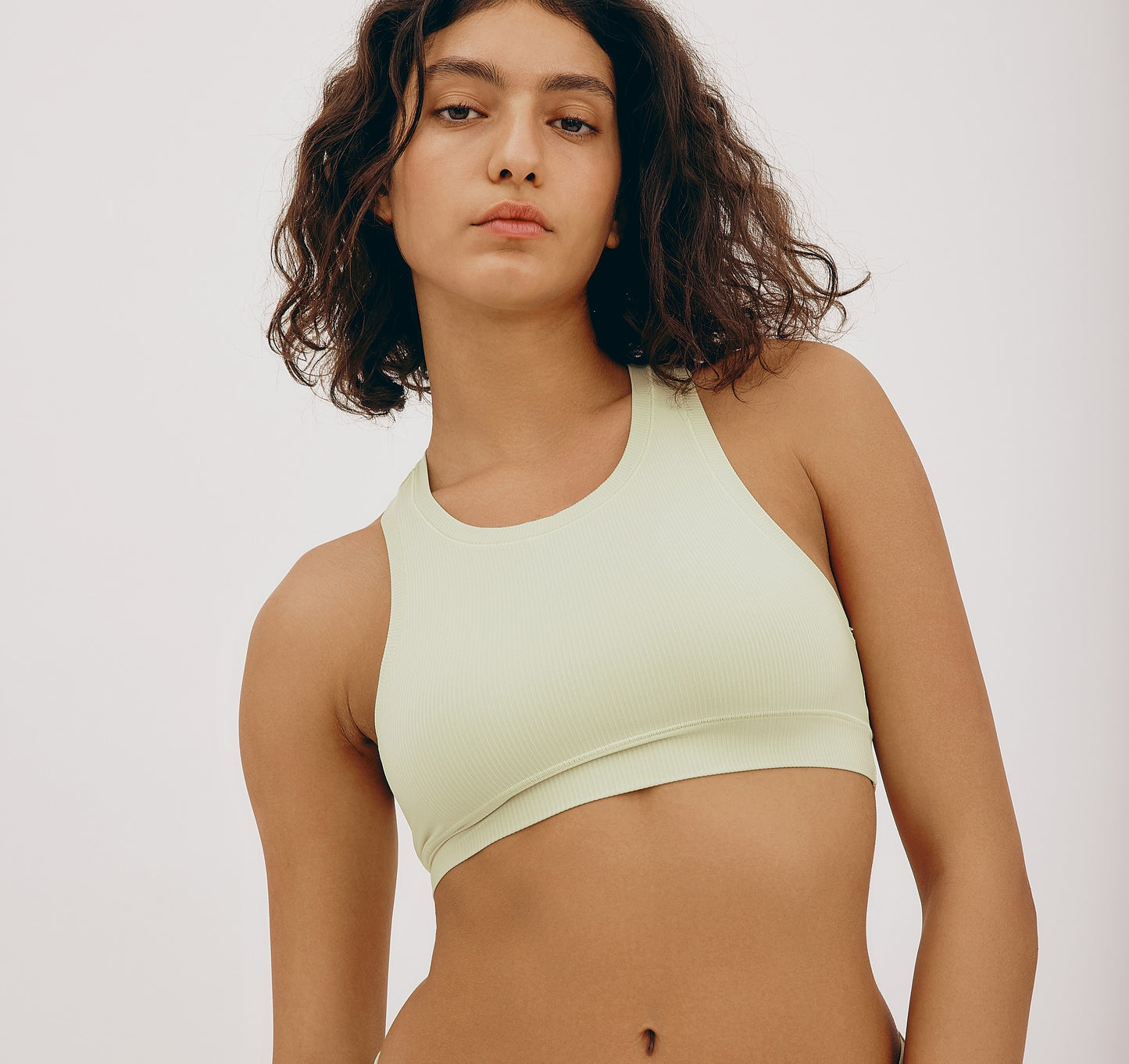 Algae Life Naked Rib High-Neck Bralette