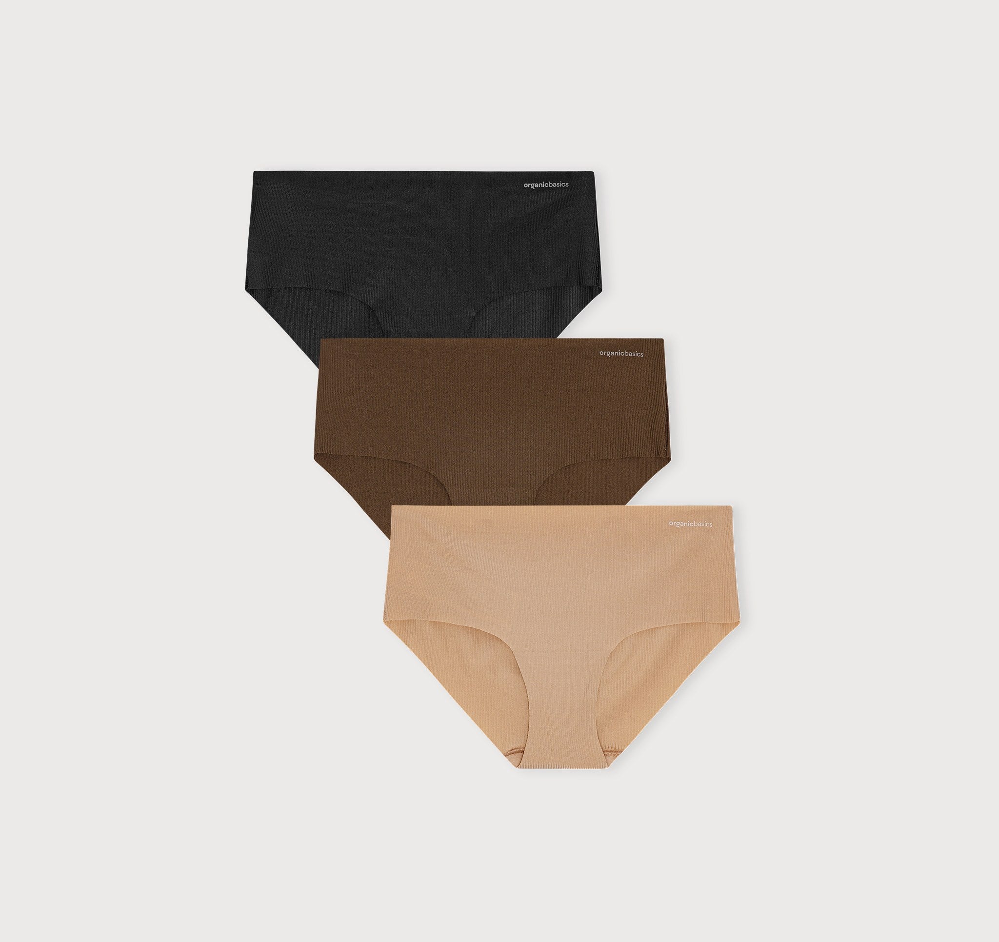 Naked Rib Hipster 3 pack