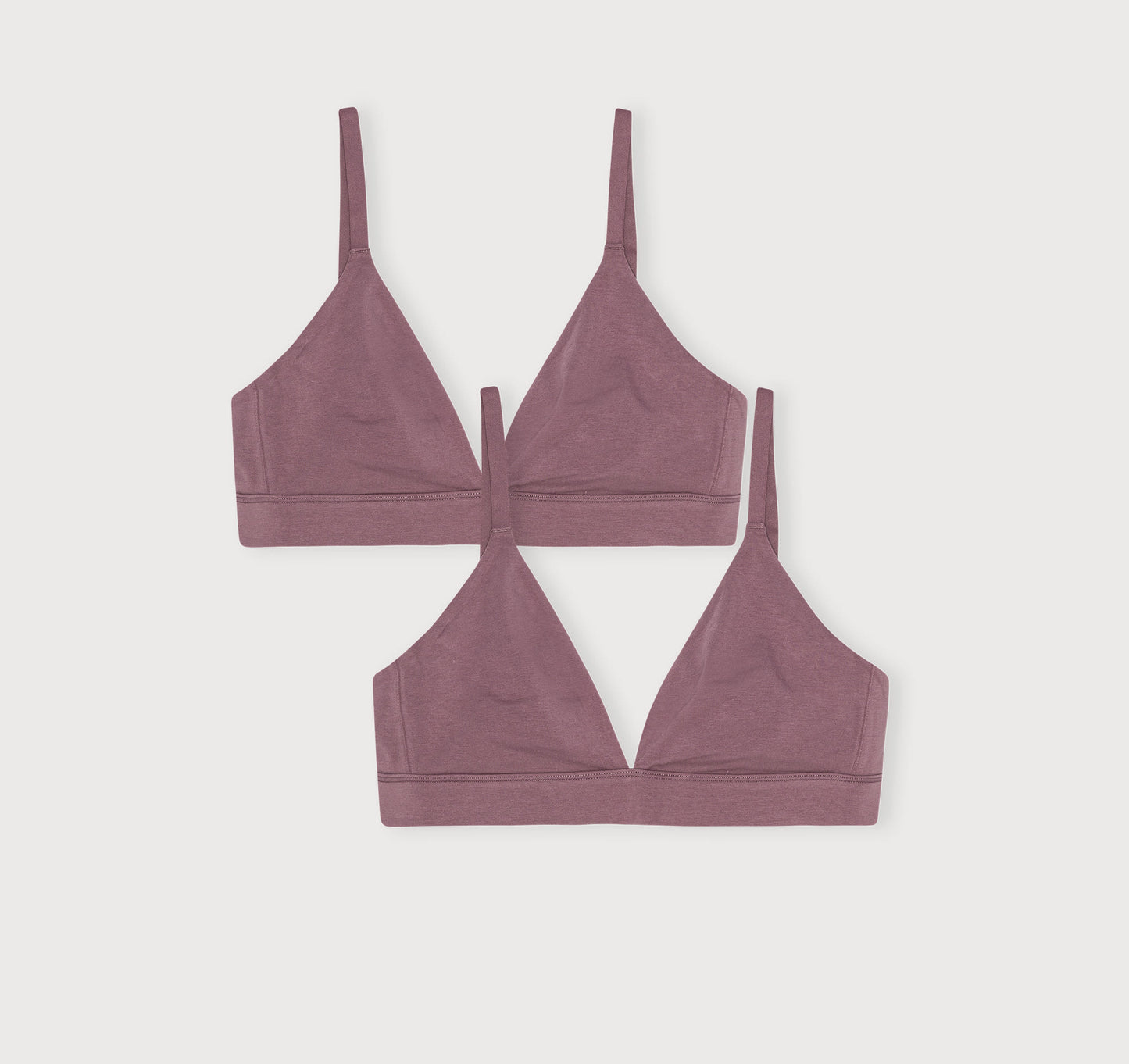 Core Triangle Bralette 2-pack