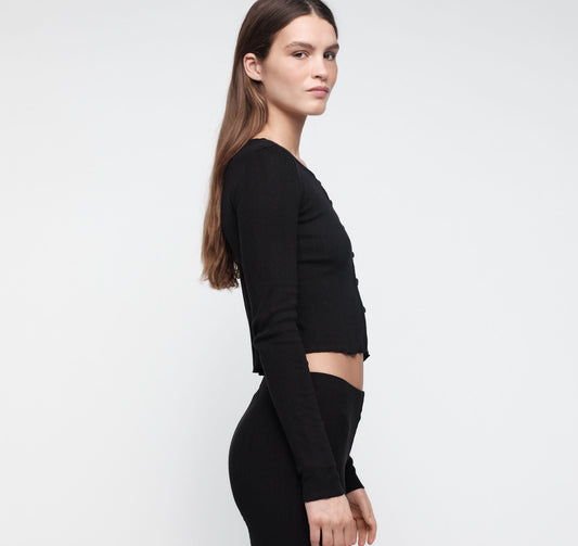 Pointelle Cardigan