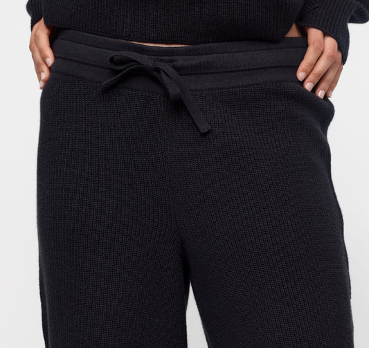Soft Knit Barrel Leg Pants