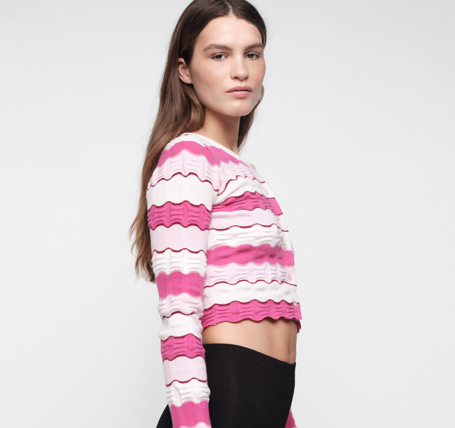 Soft Knit Textured Cardigan