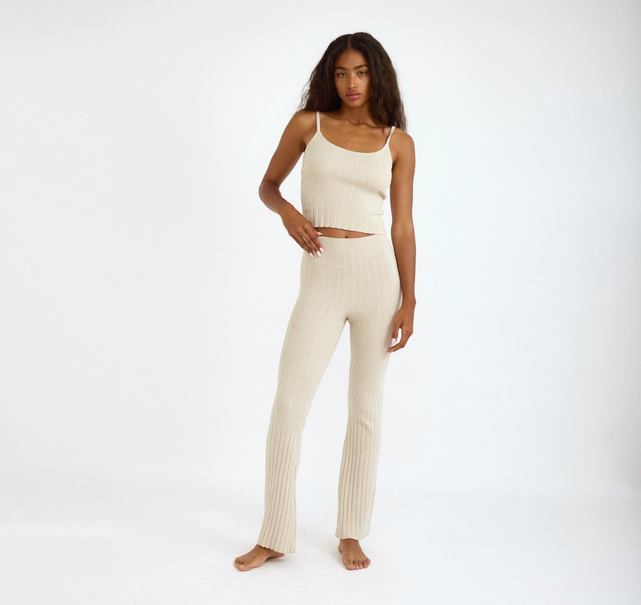Cotton flare pants store