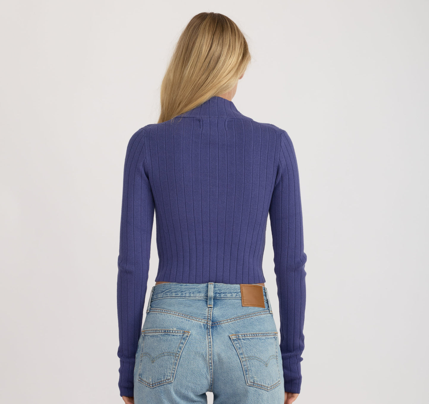 Soft Knit Rib Track Jacket