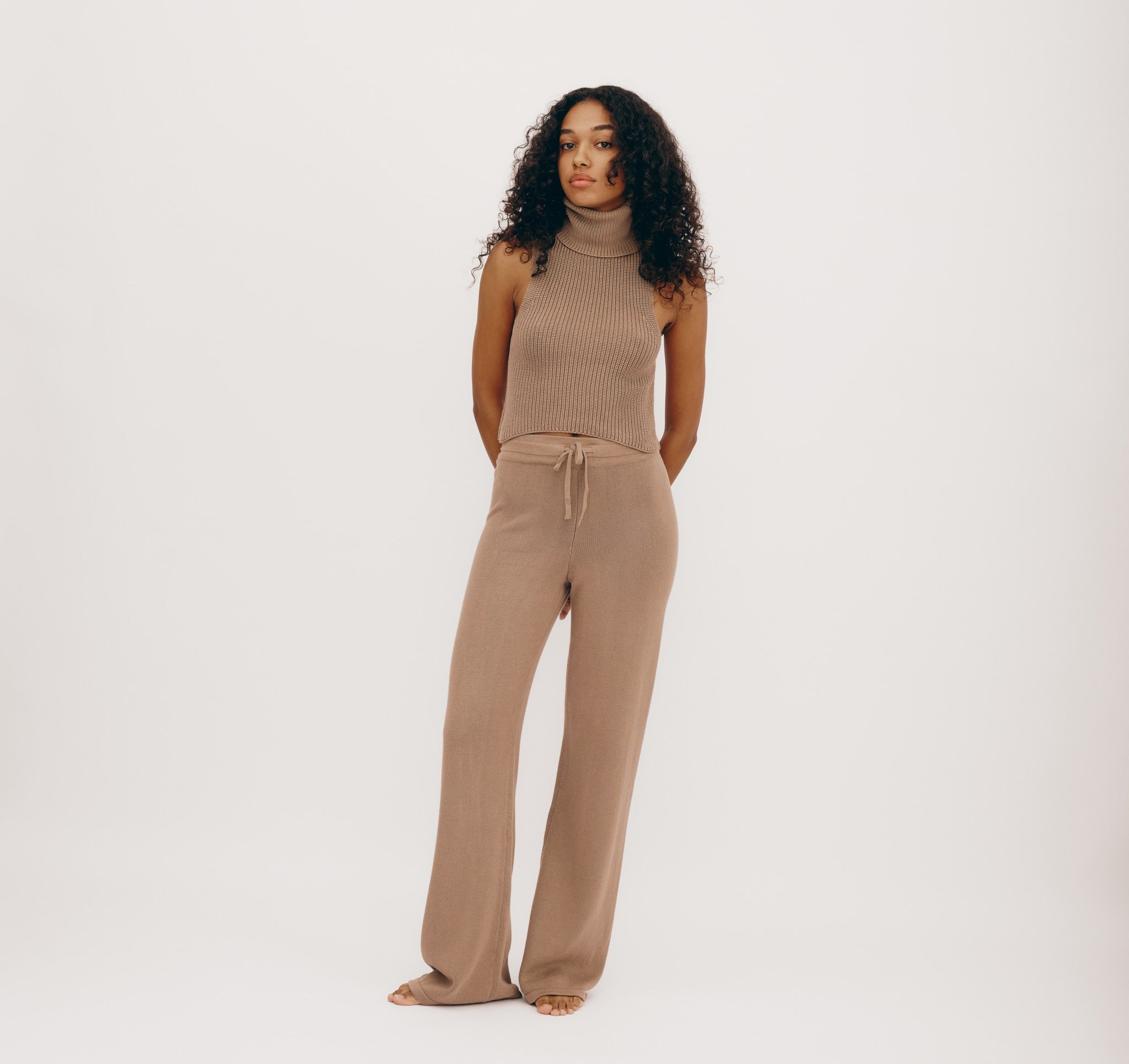 True Knit Wide Leg Pants | Only £ 58 | Organic Basics