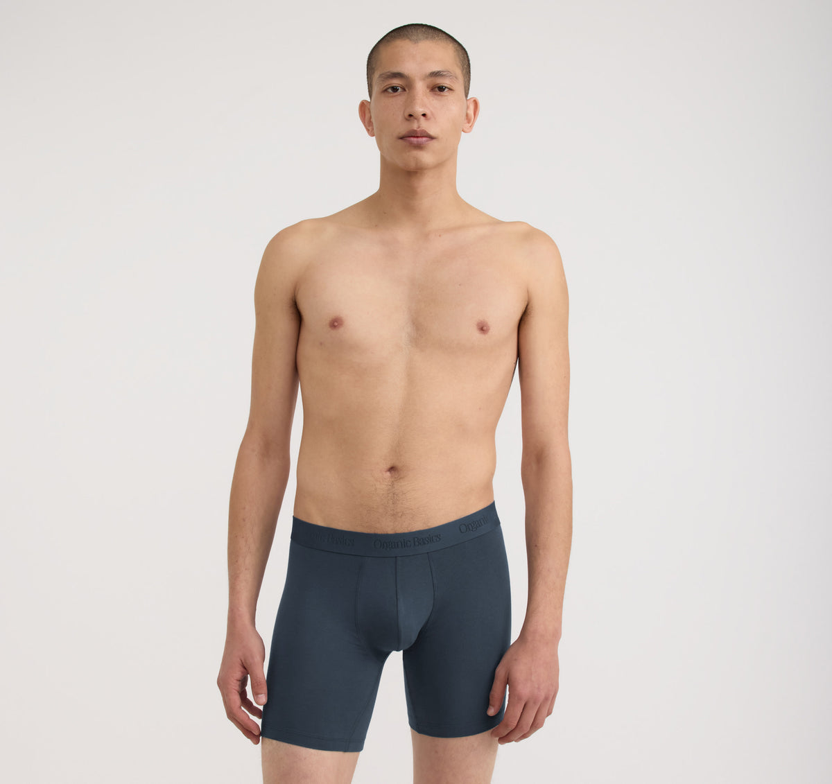 Core Boxer Briefs 6-Pack - Pavement / Thunder / Cloudy Blue – organic cotton – view 3