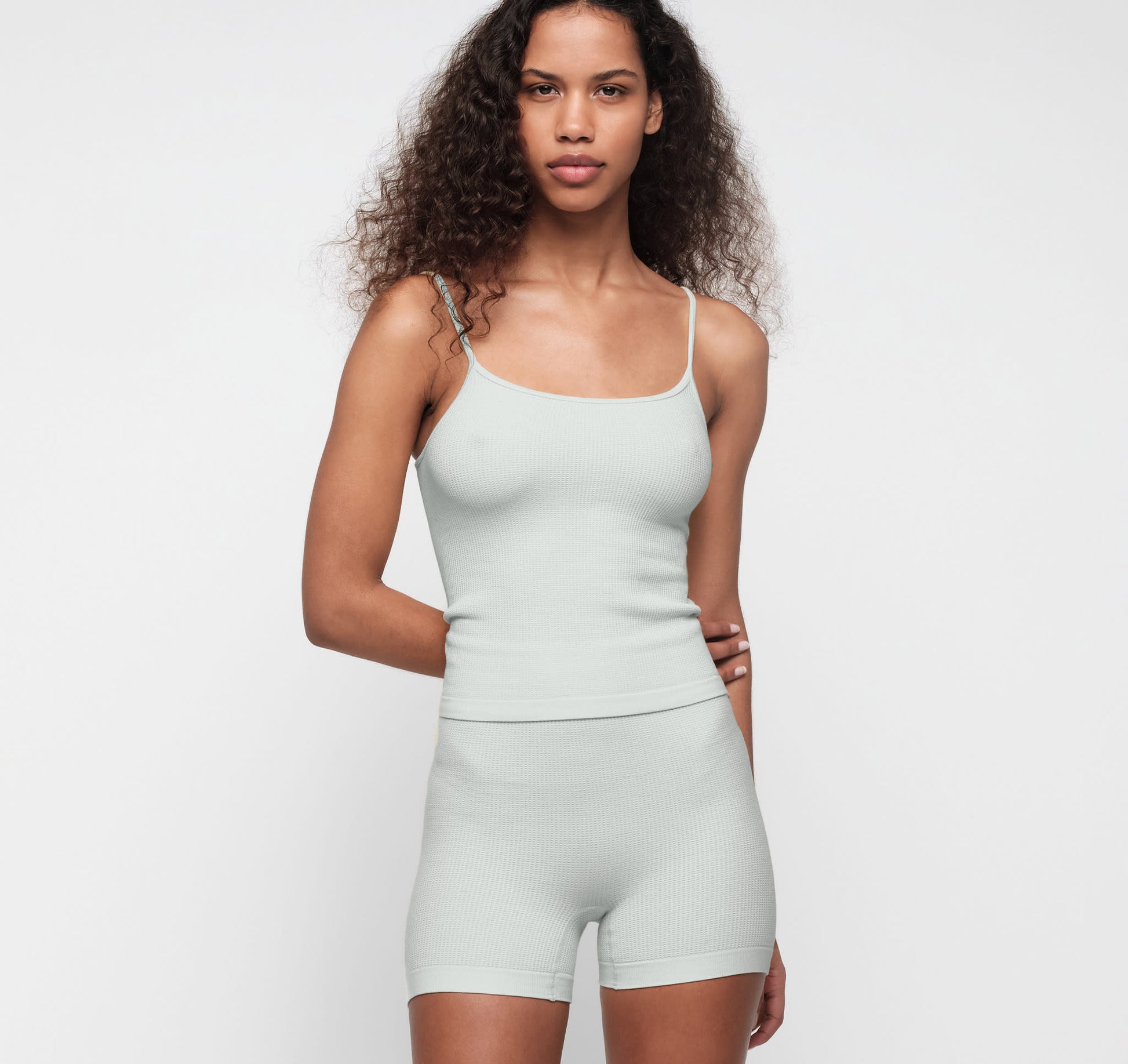Seamless Waffle Cami - Northern Lights