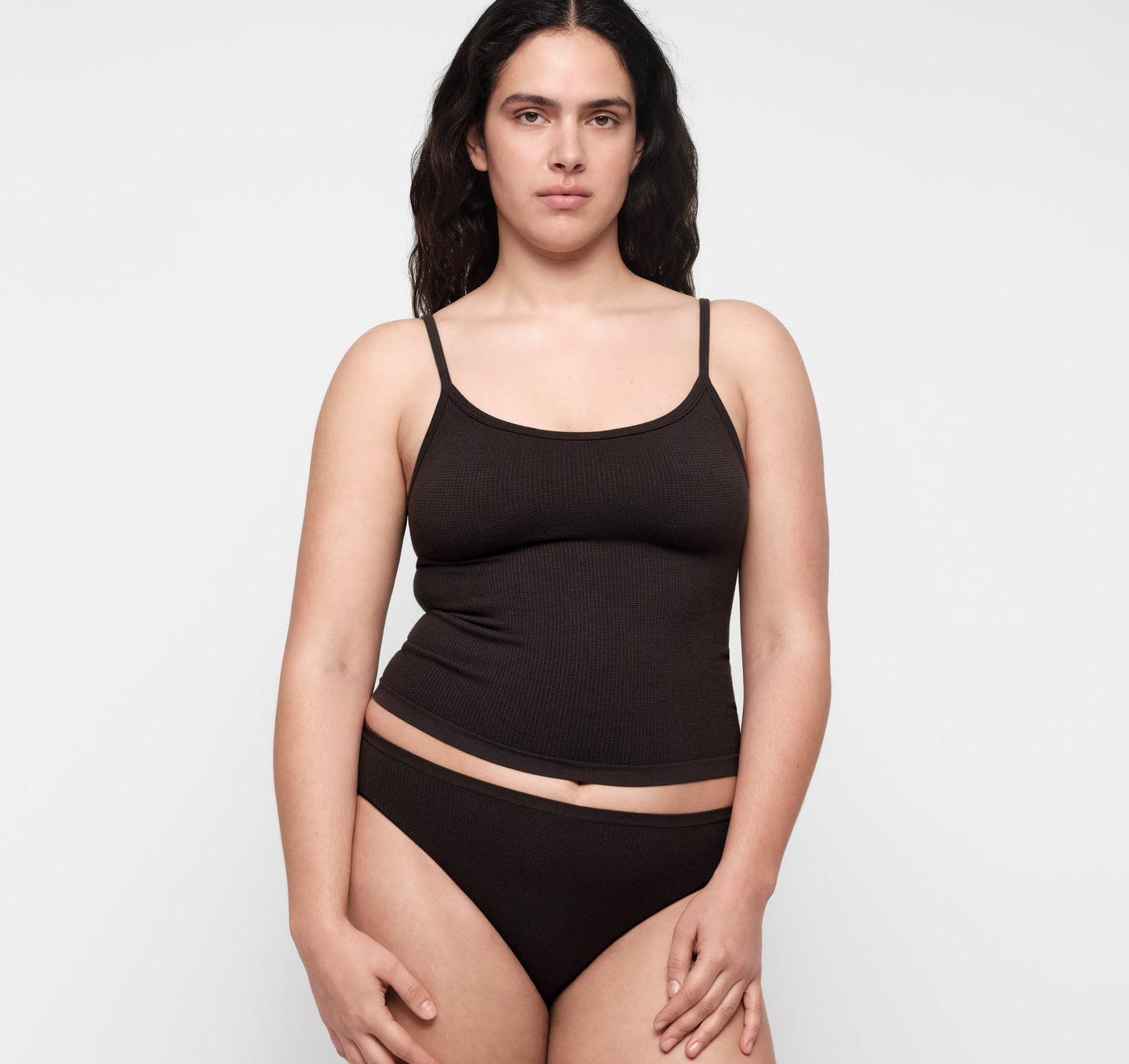Seamless Waffle High-Leg Briefs